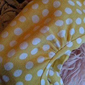Fossil Sweaters - Fossil yellow & white polka dot cardigan sweater M Fossil Sweaters - Fossil yellow & white polka dot cardigan sweater M
